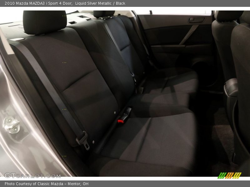 Liquid Silver Metallic / Black 2010 Mazda MAZDA3 i Sport 4 Door