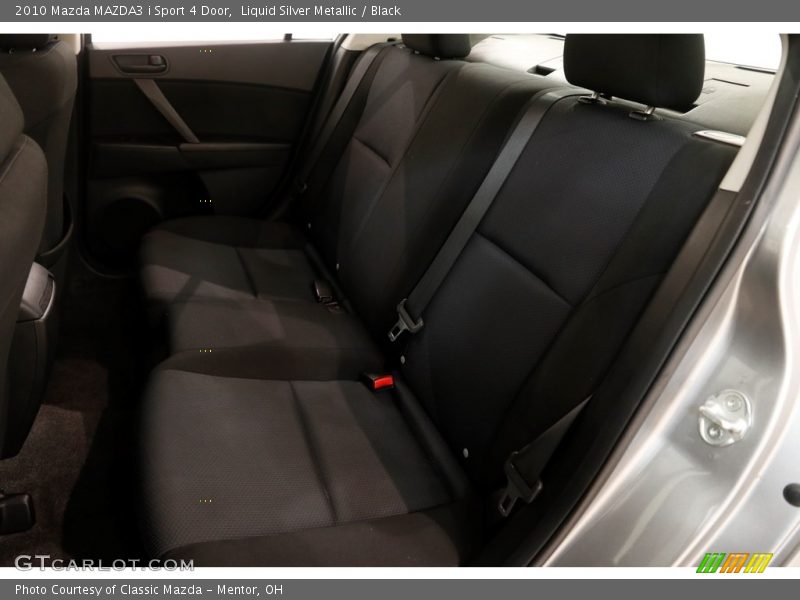 Liquid Silver Metallic / Black 2010 Mazda MAZDA3 i Sport 4 Door