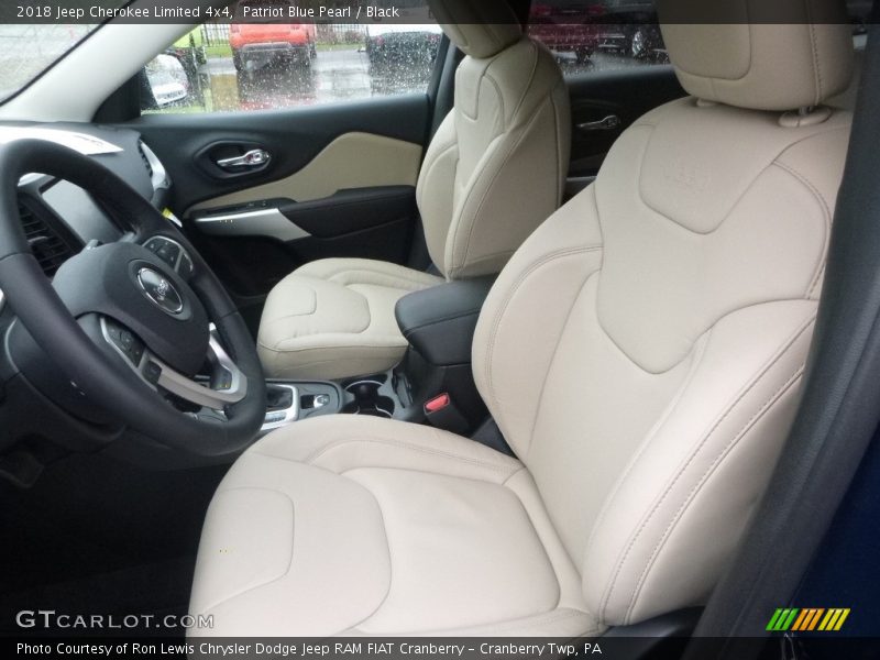 Patriot Blue Pearl / Black 2018 Jeep Cherokee Limited 4x4