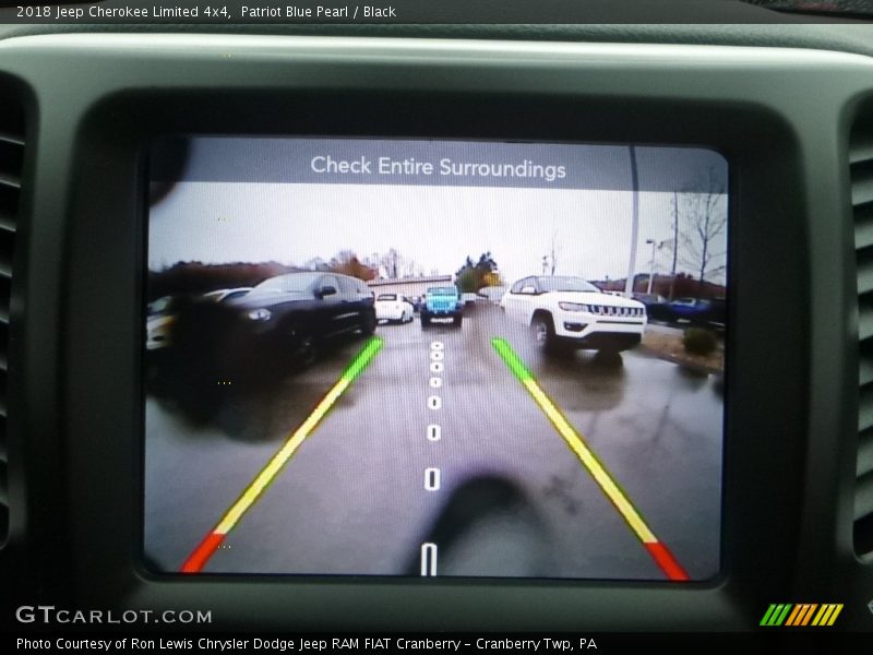 Patriot Blue Pearl / Black 2018 Jeep Cherokee Limited 4x4