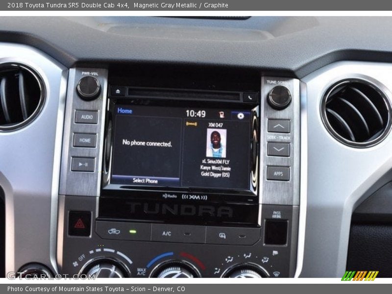 Magnetic Gray Metallic / Graphite 2018 Toyota Tundra SR5 Double Cab 4x4