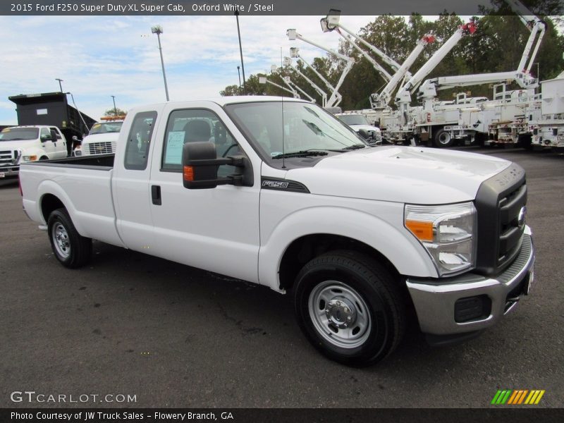 Oxford White / Steel 2015 Ford F250 Super Duty XL Super Cab
