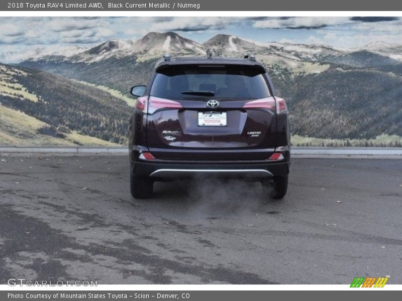 Black Current Metallic / Nutmeg 2018 Toyota RAV4 Limited AWD