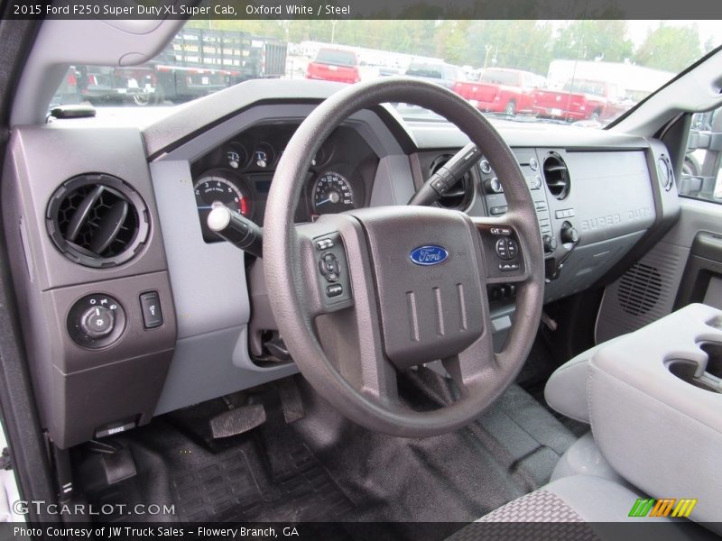 Oxford White / Steel 2015 Ford F250 Super Duty XL Super Cab