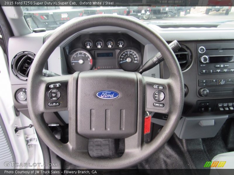 Oxford White / Steel 2015 Ford F250 Super Duty XL Super Cab