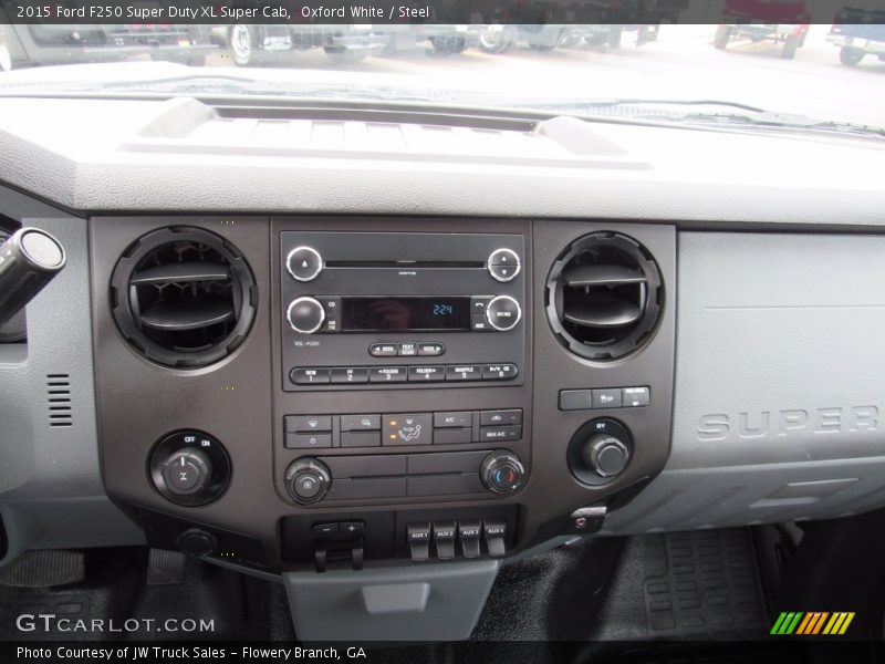 Oxford White / Steel 2015 Ford F250 Super Duty XL Super Cab