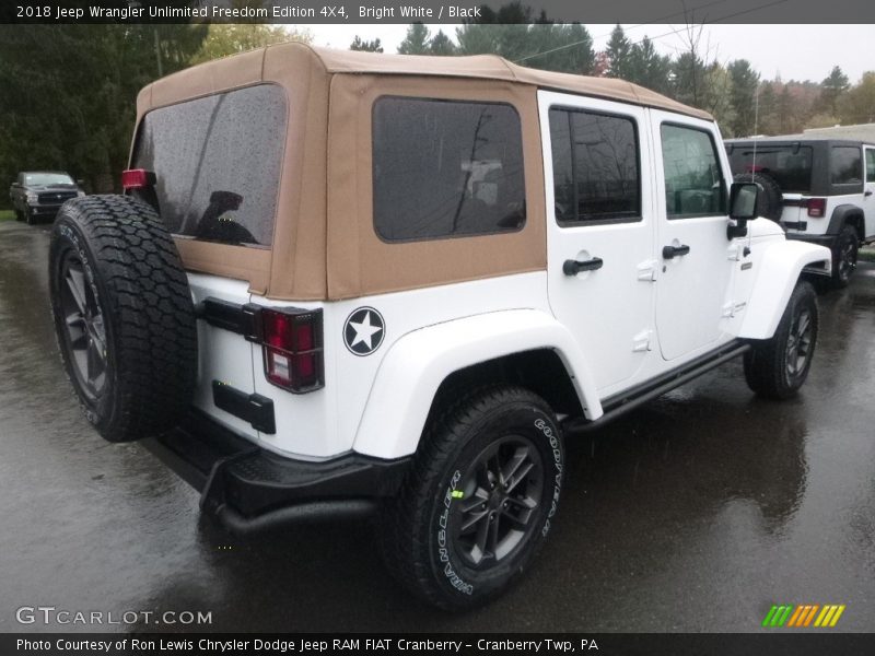Bright White / Black 2018 Jeep Wrangler Unlimited Freedom Edition 4X4