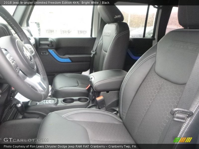 Front Seat of 2018 Wrangler Unlimited Freedom Edition 4X4