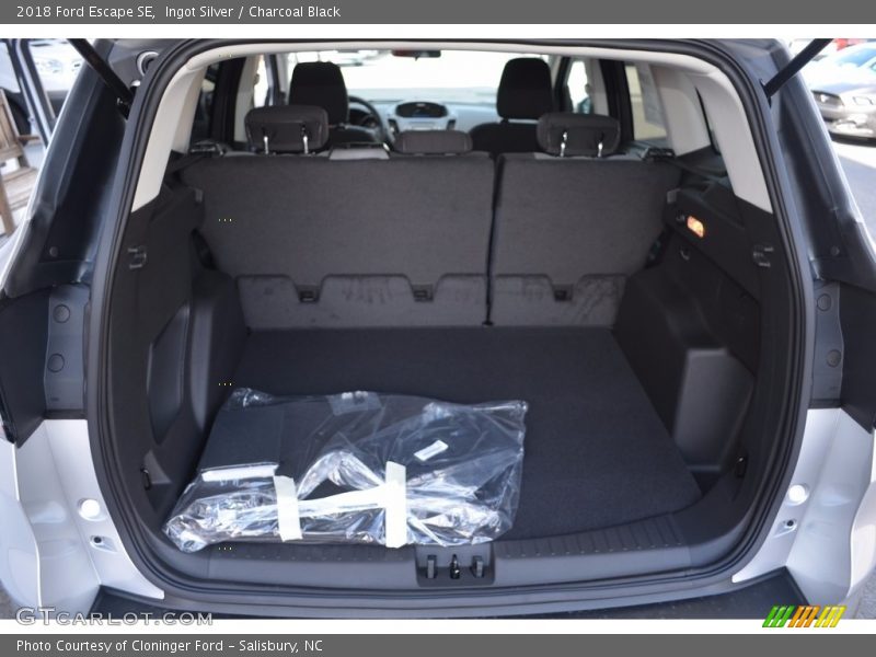Ingot Silver / Charcoal Black 2018 Ford Escape SE