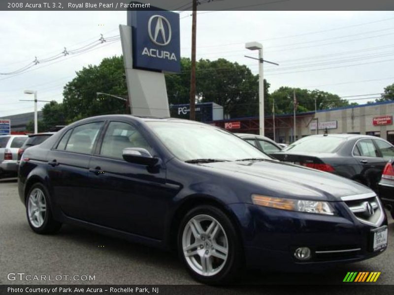 Royal Blue Pearl / Parchment 2008 Acura TL 3.2