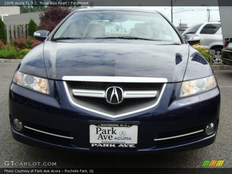 Royal Blue Pearl / Parchment 2008 Acura TL 3.2