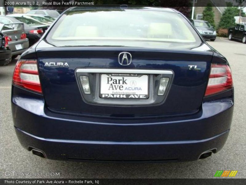 Royal Blue Pearl / Parchment 2008 Acura TL 3.2