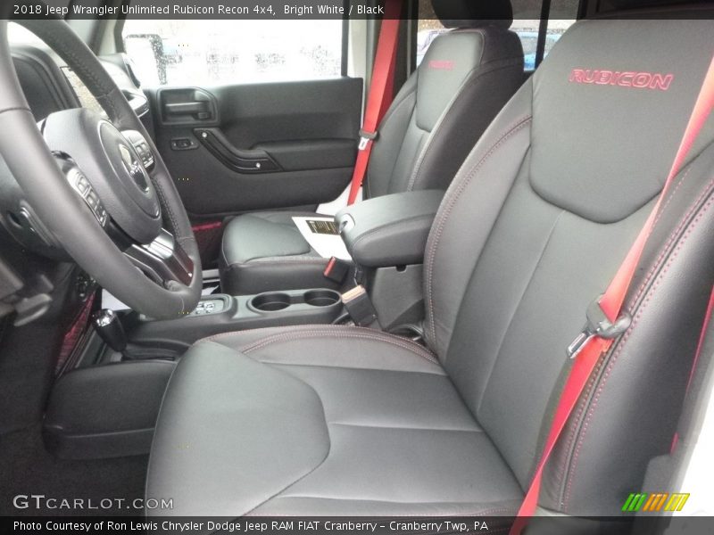 Bright White / Black 2018 Jeep Wrangler Unlimited Rubicon Recon 4x4