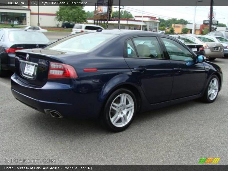 Royal Blue Pearl / Parchment 2008 Acura TL 3.2