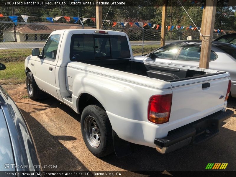 Oxford White / Medium Graphite 2000 Ford Ranger XLT Regular Cab