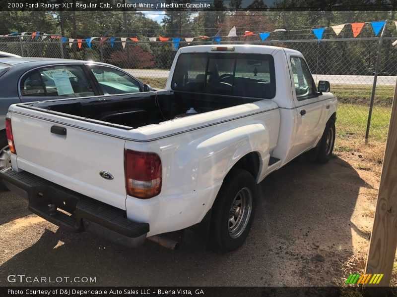 Oxford White / Medium Graphite 2000 Ford Ranger XLT Regular Cab