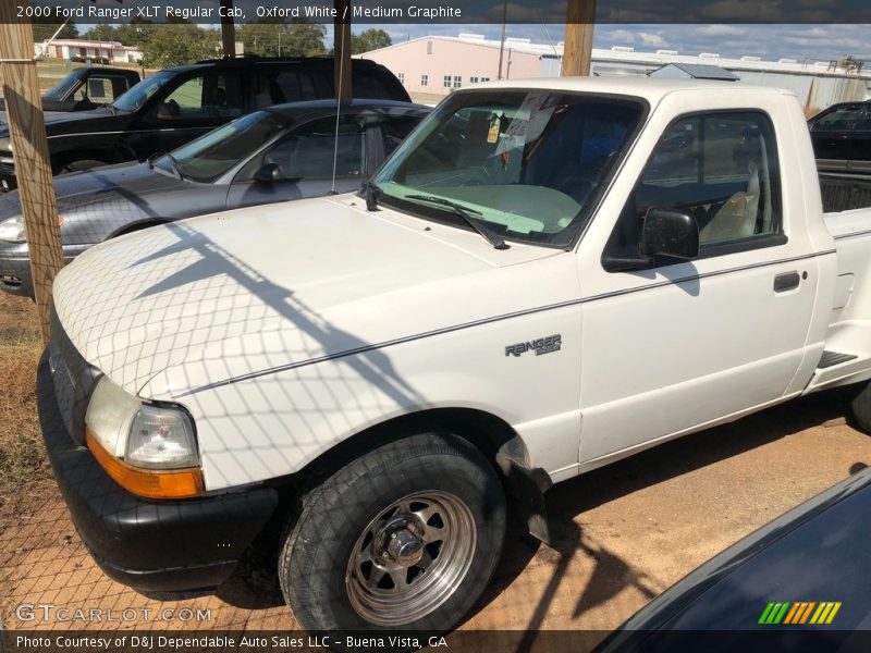 Oxford White / Medium Graphite 2000 Ford Ranger XLT Regular Cab