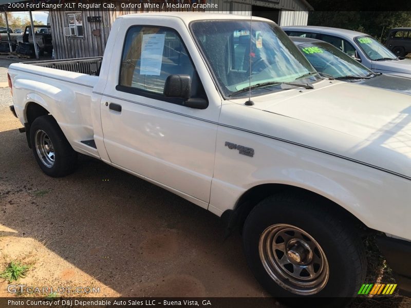Oxford White / Medium Graphite 2000 Ford Ranger XLT Regular Cab