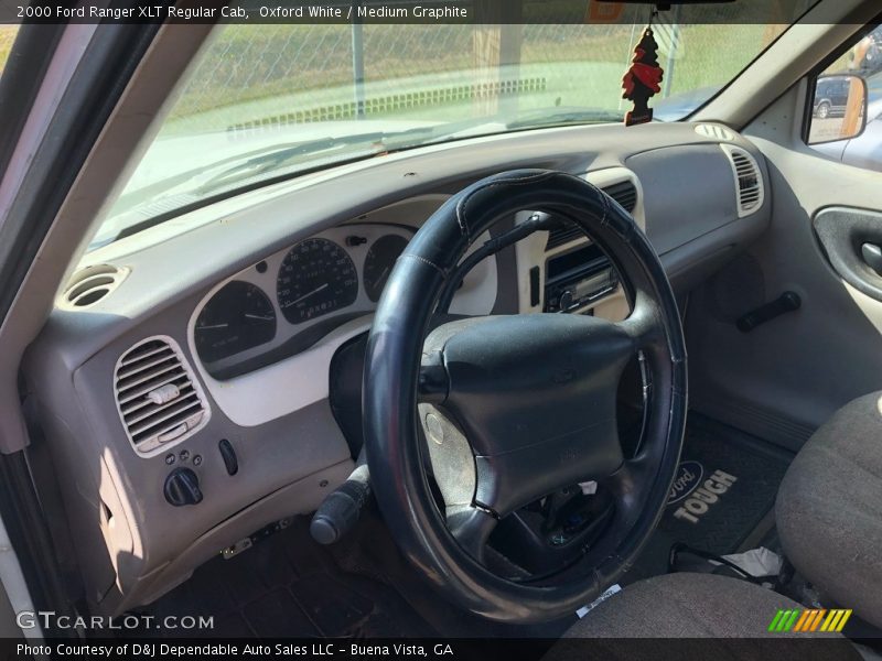 Oxford White / Medium Graphite 2000 Ford Ranger XLT Regular Cab