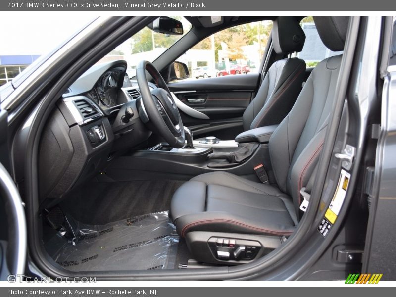 Mineral Grey Metallic / Black 2017 BMW 3 Series 330i xDrive Sedan