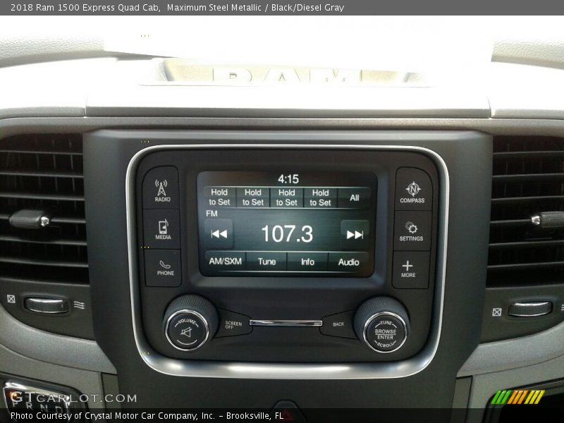 Maximum Steel Metallic / Black/Diesel Gray 2018 Ram 1500 Express Quad Cab
