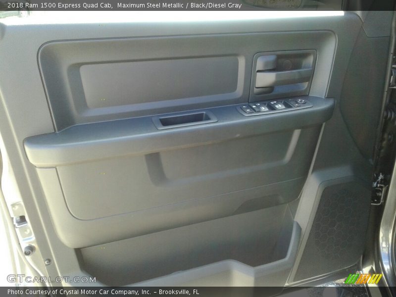 Maximum Steel Metallic / Black/Diesel Gray 2018 Ram 1500 Express Quad Cab