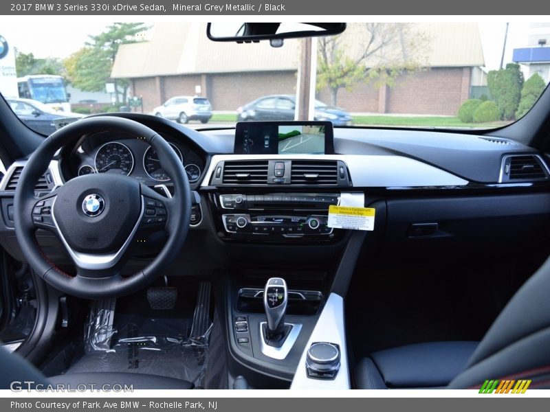 Mineral Grey Metallic / Black 2017 BMW 3 Series 330i xDrive Sedan