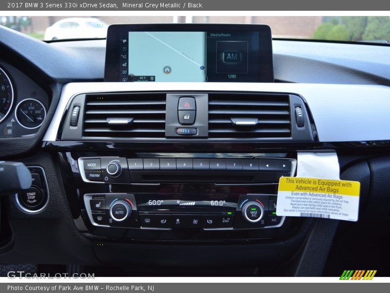 Mineral Grey Metallic / Black 2017 BMW 3 Series 330i xDrive Sedan