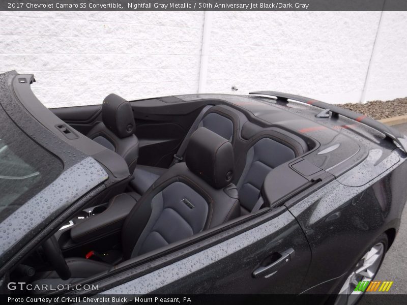 Nightfall Gray Metallic / 50th Anniversary Jet Black/Dark Gray 2017 Chevrolet Camaro SS Convertible
