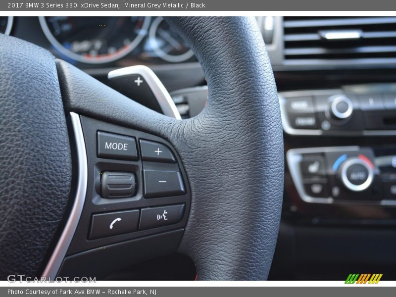 Mineral Grey Metallic / Black 2017 BMW 3 Series 330i xDrive Sedan