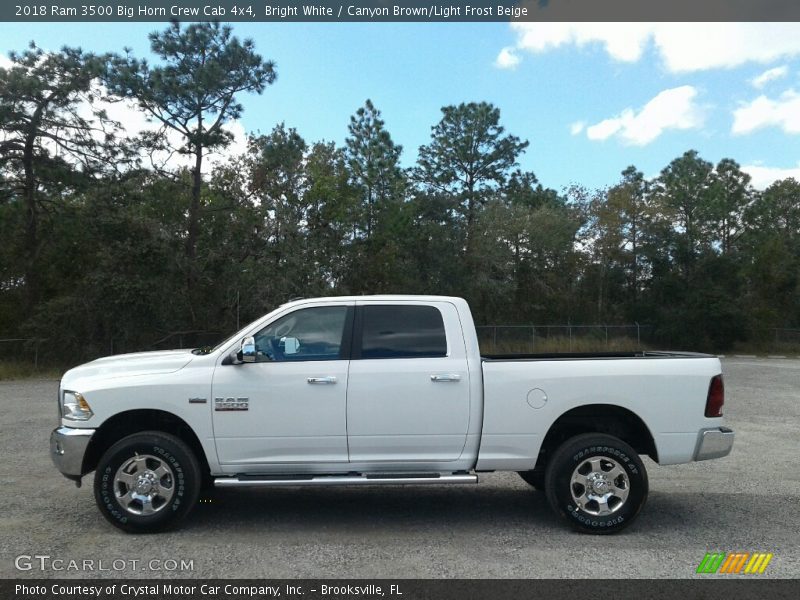  2018 3500 Big Horn Crew Cab 4x4 Bright White