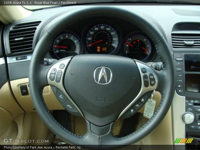Royal Blue Pearl / Parchment 2008 Acura TL 3.2