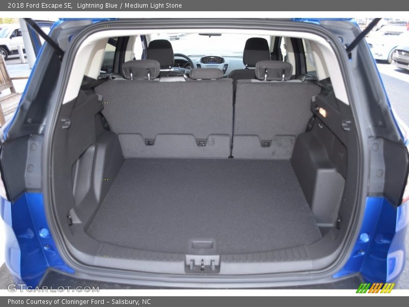 Lightning Blue / Medium Light Stone 2018 Ford Escape SE