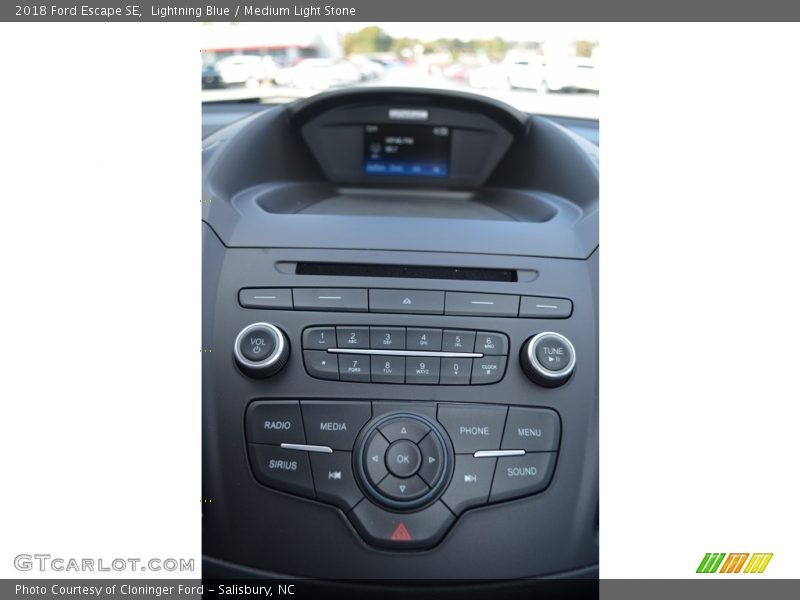 Lightning Blue / Medium Light Stone 2018 Ford Escape SE