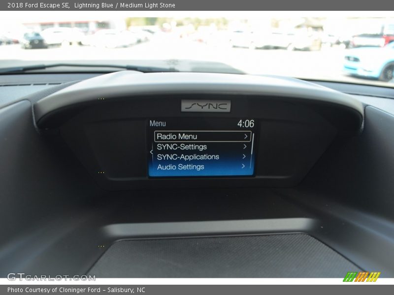 Lightning Blue / Medium Light Stone 2018 Ford Escape SE