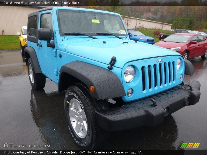 Front 3/4 View of 2018 Wrangler Sport 4x4