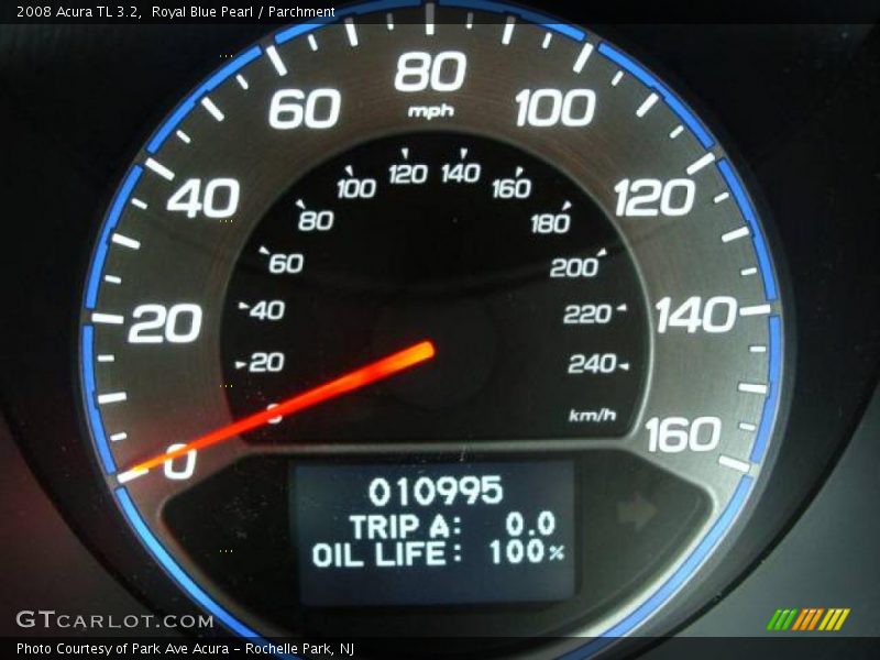 Royal Blue Pearl / Parchment 2008 Acura TL 3.2