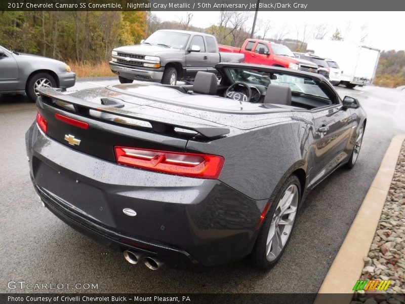 Nightfall Gray Metallic / 50th Anniversary Jet Black/Dark Gray 2017 Chevrolet Camaro SS Convertible