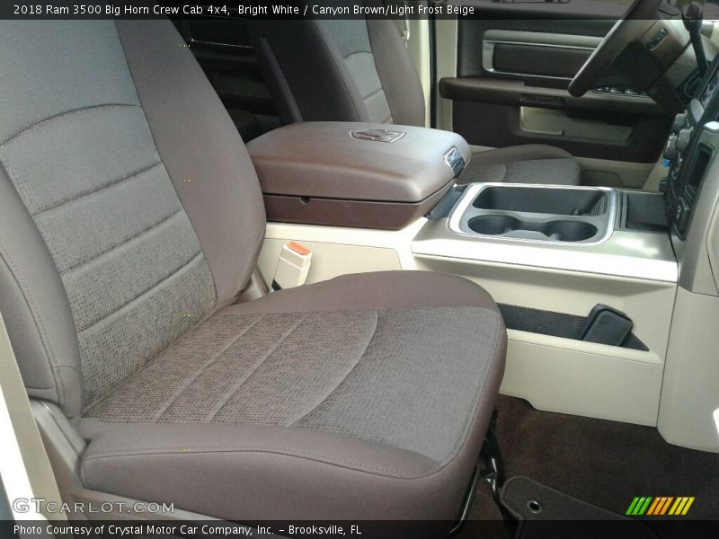 Front Seat of 2018 3500 Big Horn Crew Cab 4x4