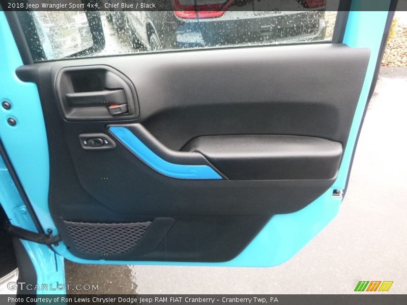 Chief Blue / Black 2018 Jeep Wrangler Sport 4x4