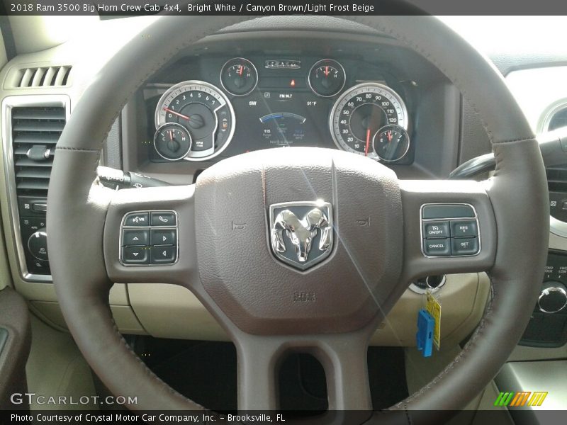  2018 3500 Big Horn Crew Cab 4x4 Steering Wheel