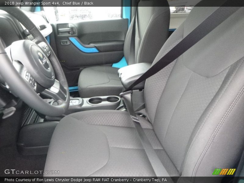 Chief Blue / Black 2018 Jeep Wrangler Sport 4x4