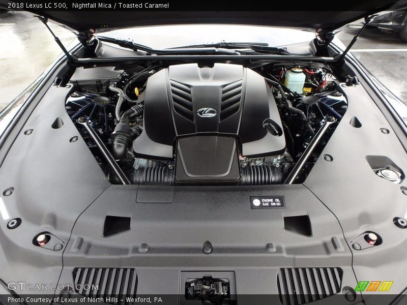  2018 LC 500 Engine - 5.0 Liter DOHC 32-Valve VVT-i V8