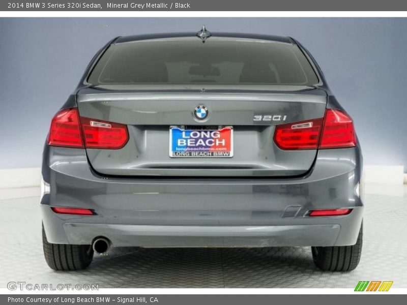 Mineral Grey Metallic / Black 2014 BMW 3 Series 320i Sedan