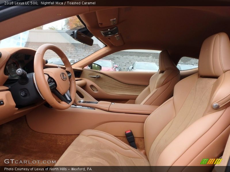  2018 LC 500 Toasted Caramel Interior
