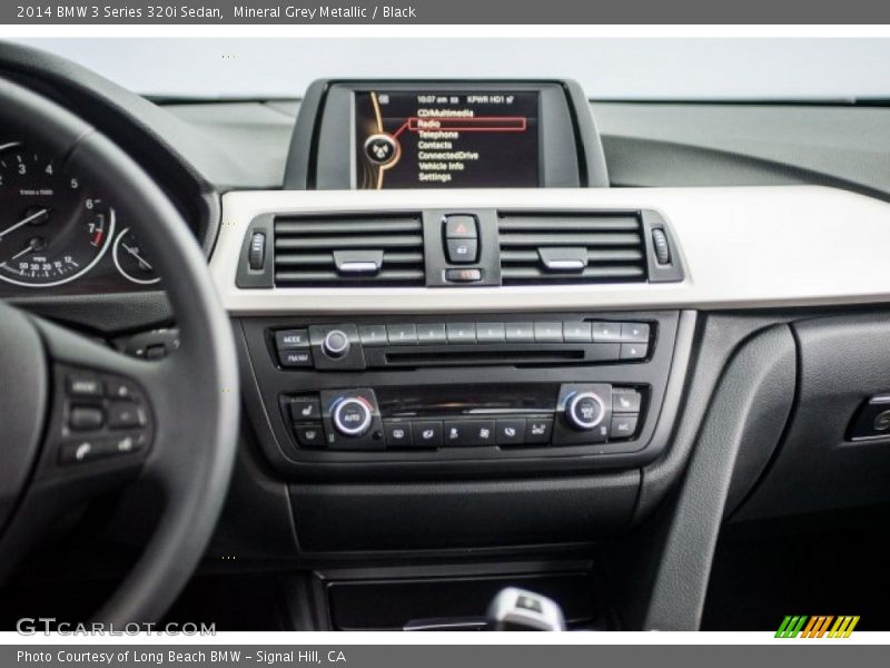 Mineral Grey Metallic / Black 2014 BMW 3 Series 320i Sedan