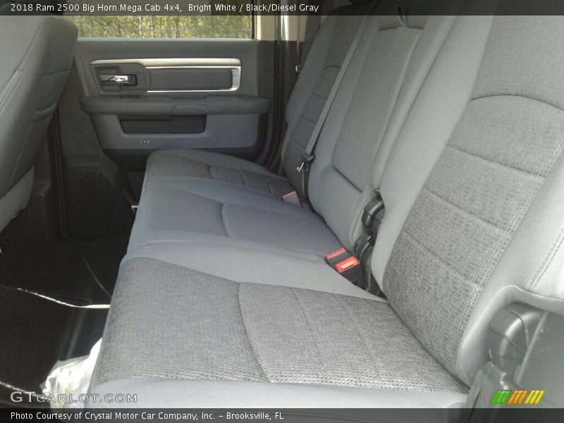 Bright White / Black/Diesel Gray 2018 Ram 2500 Big Horn Mega Cab 4x4