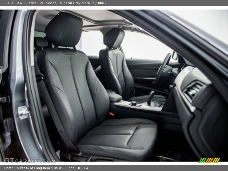 Mineral Grey Metallic / Black 2014 BMW 3 Series 320i Sedan