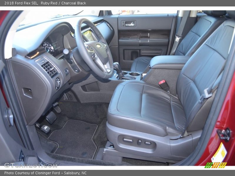 Ruby Red / Charcoal Black 2018 Ford Flex SEL
