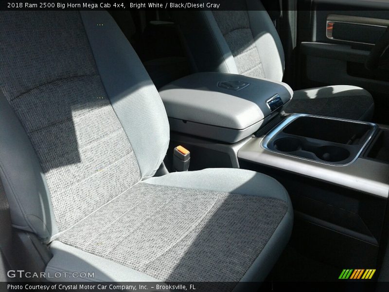 Bright White / Black/Diesel Gray 2018 Ram 2500 Big Horn Mega Cab 4x4